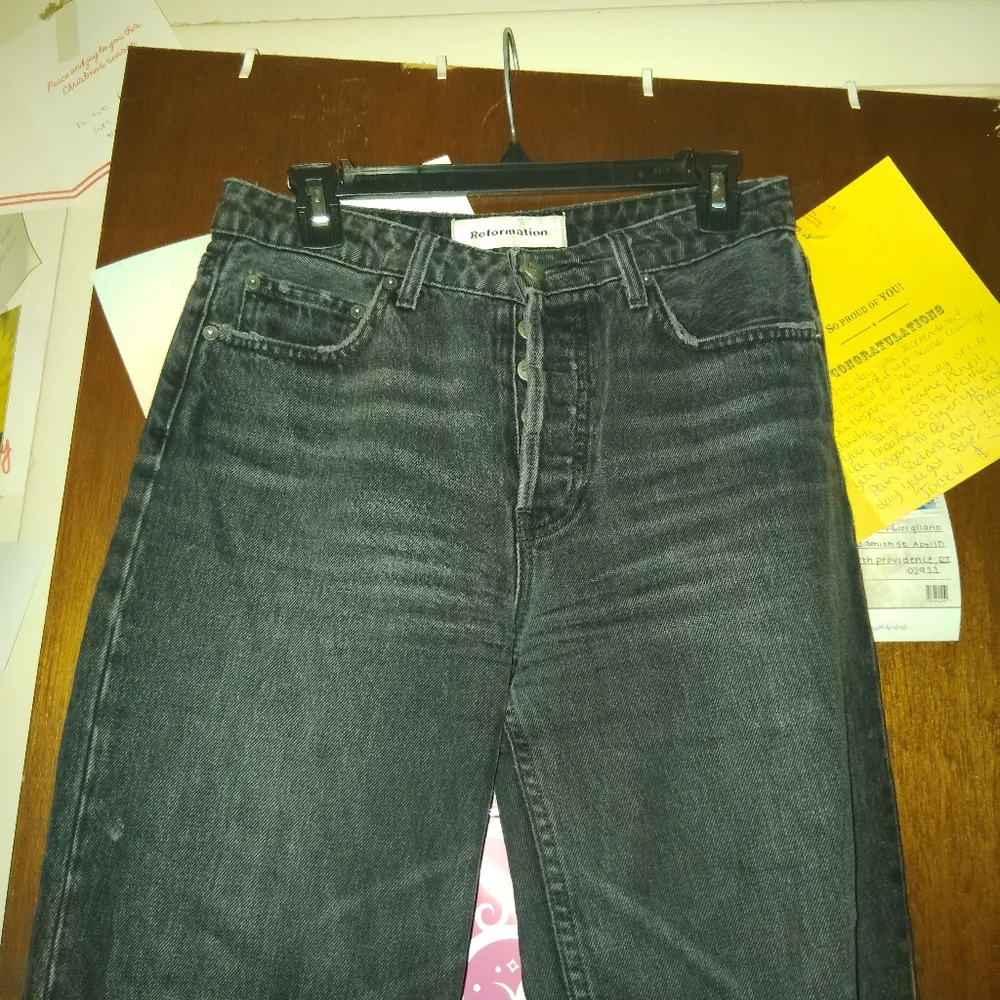 REFORMATION Fawcett Jeans - Monterey Wash 26" - Picture 8 of 14